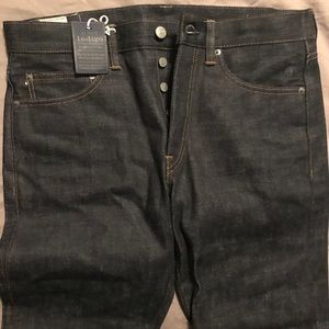 Men’s J Crew 770 Dark Indigo Selvedge Jean 32x30
